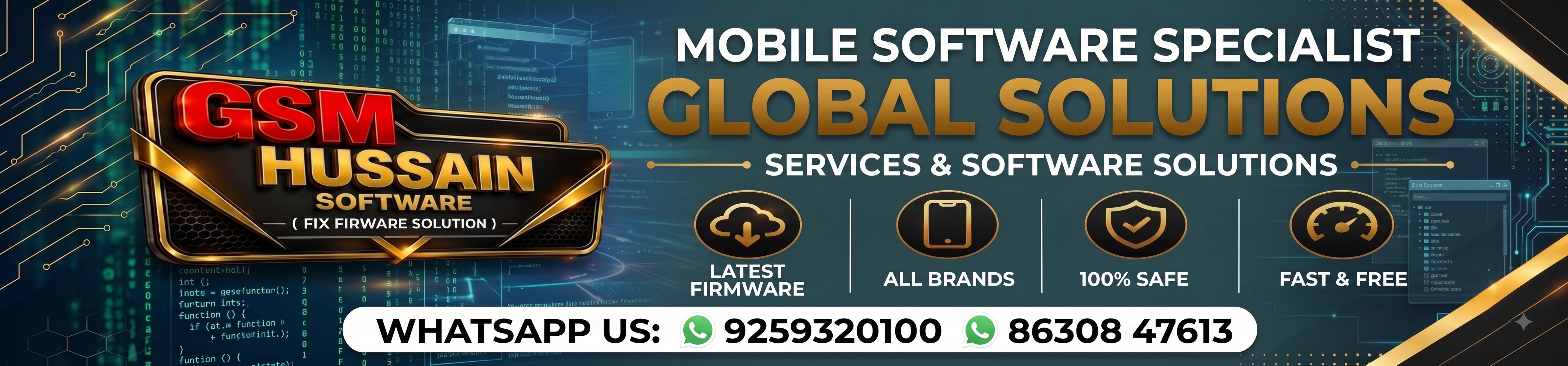 GSM Hussain Banner